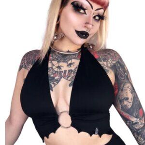 Dracula's Daughter O-Ring Halter Top